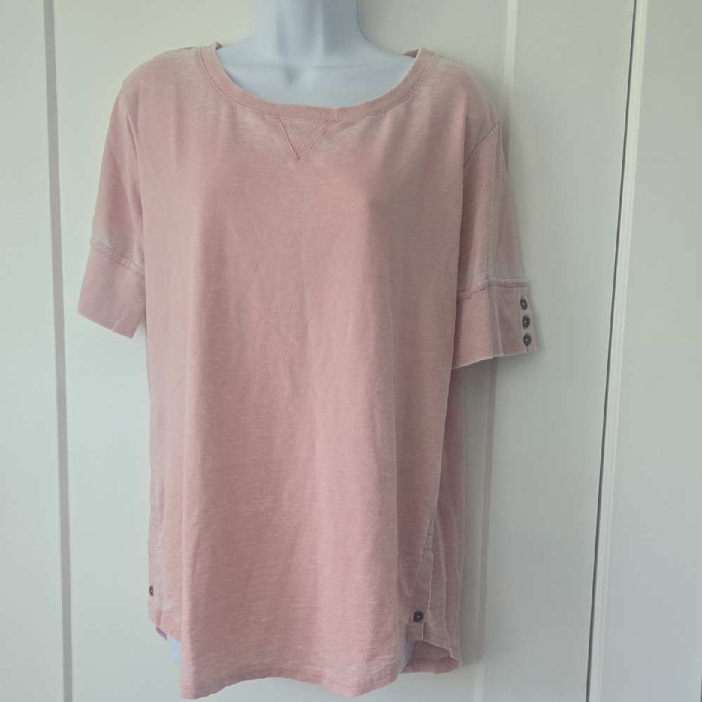 Jane and Delancey Pink Boxy Top